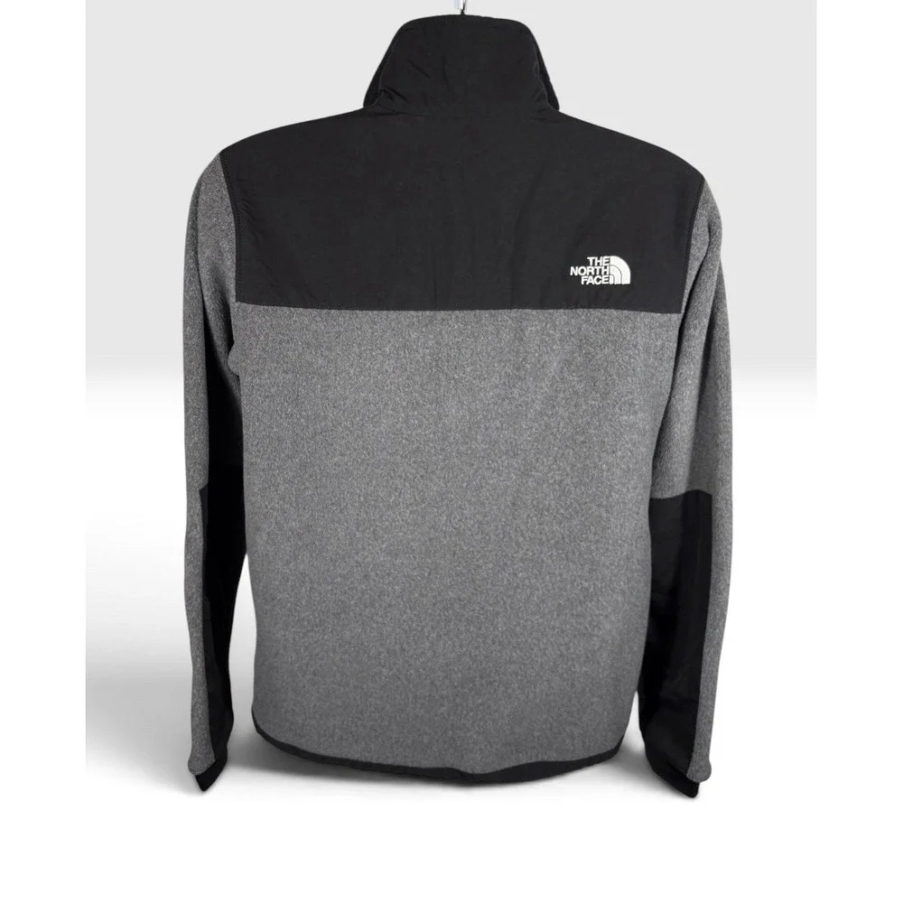 The North Face Men's Denali Fleece Jacket Polartec Sz Small BLK & Gray -2174